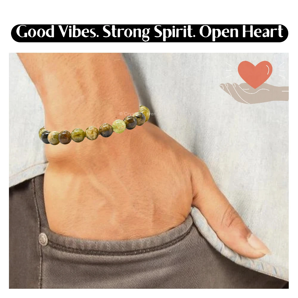 Grossular Green Garnet Bracelet (Adjustable)