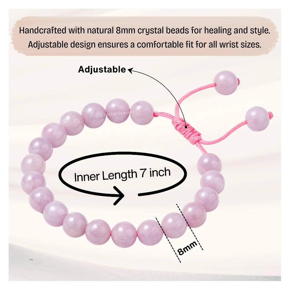 Kunzite Bracelet (Adjustable)