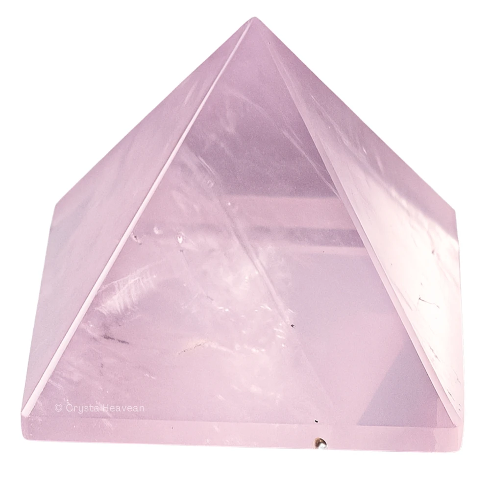Star Rose Quartz Pyramid (1 Inch)