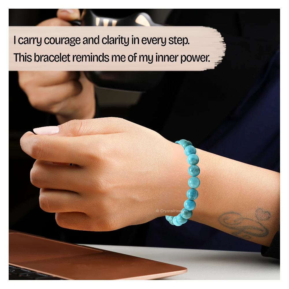 Larimar Bracelet (Adjustable)