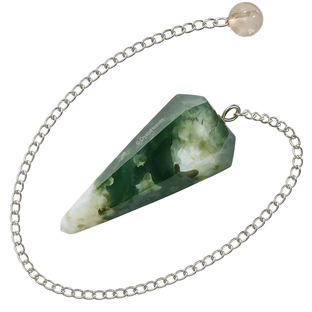 Moss Agate Pendulum