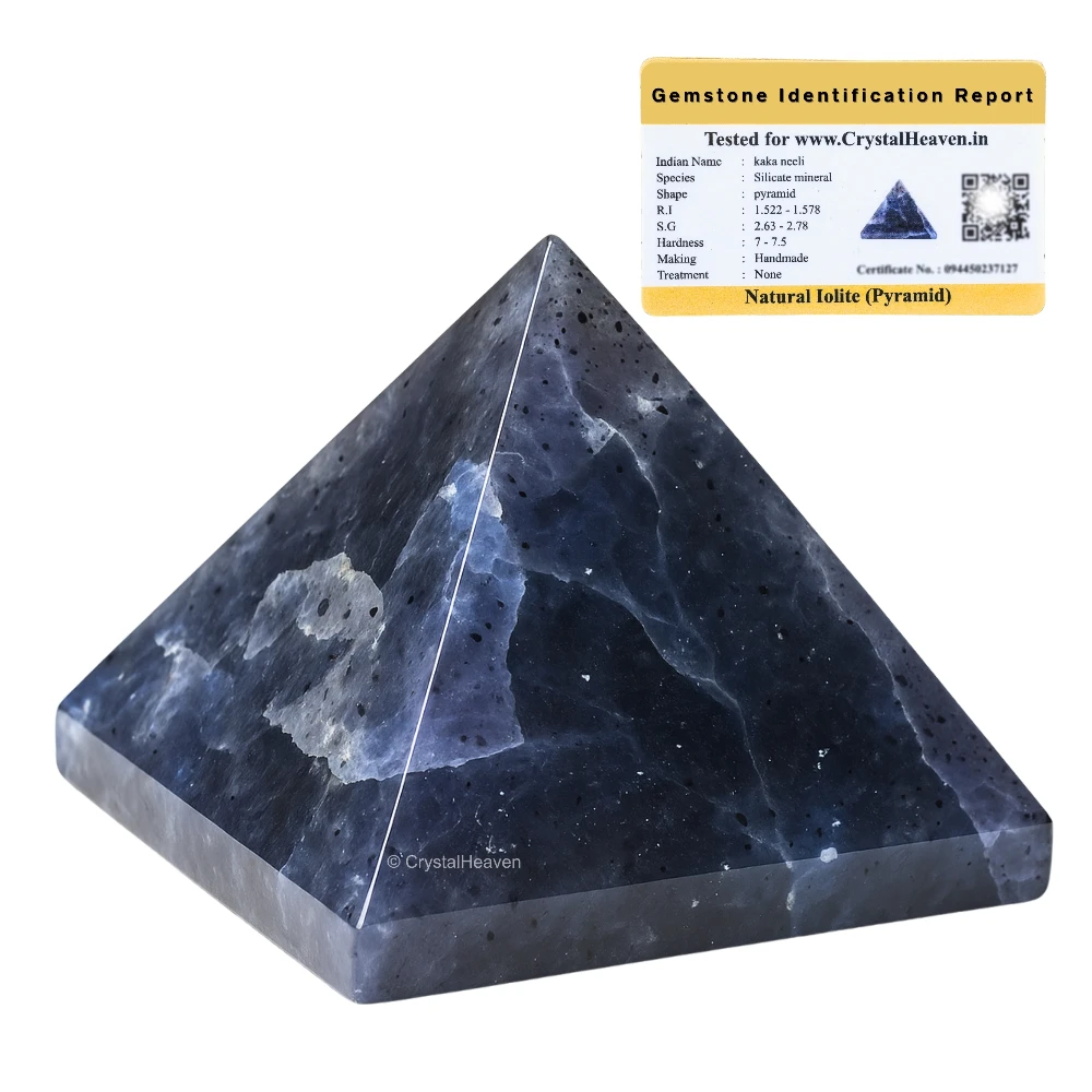 Iolite Pyramid (2 Inch)