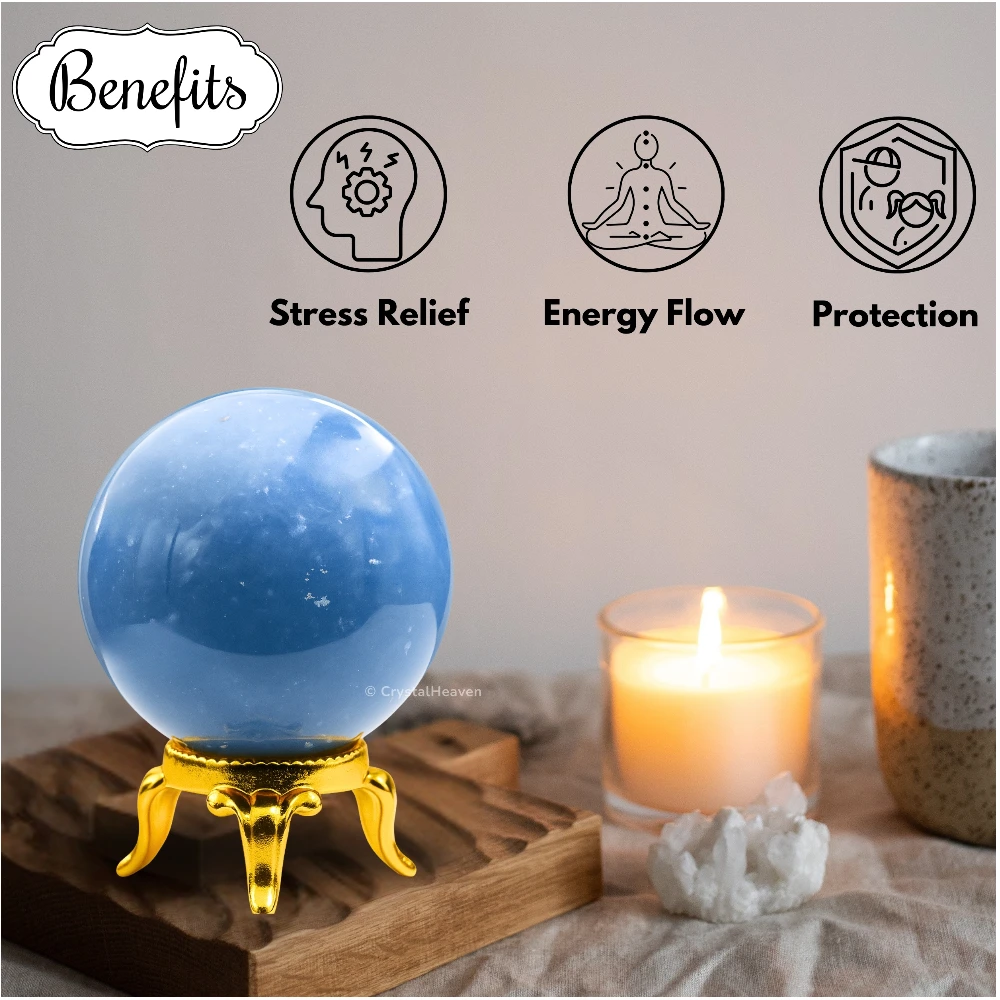 Angelite Sphere (2 Inch)