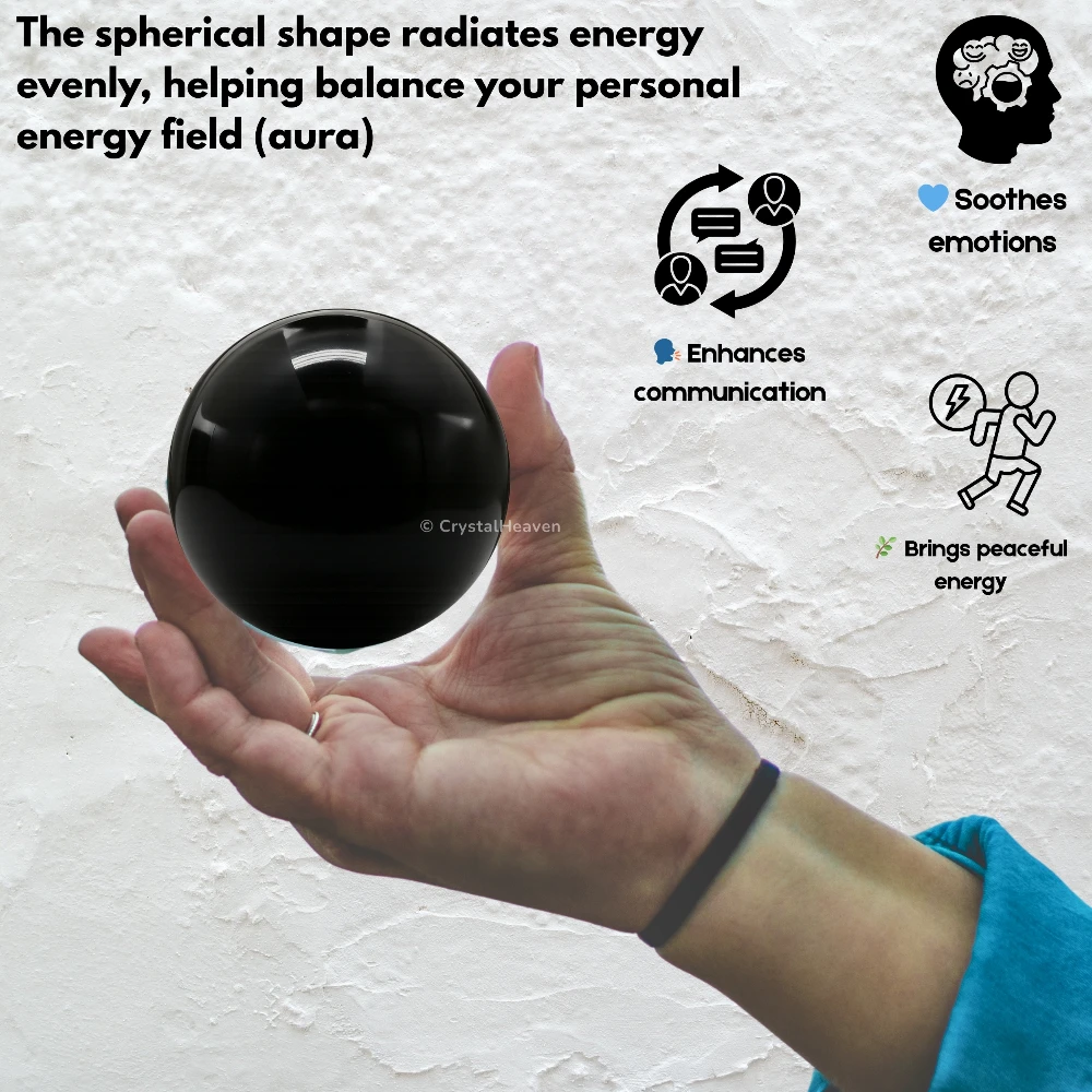 Black Obsidian Sphere (2 Inch)
