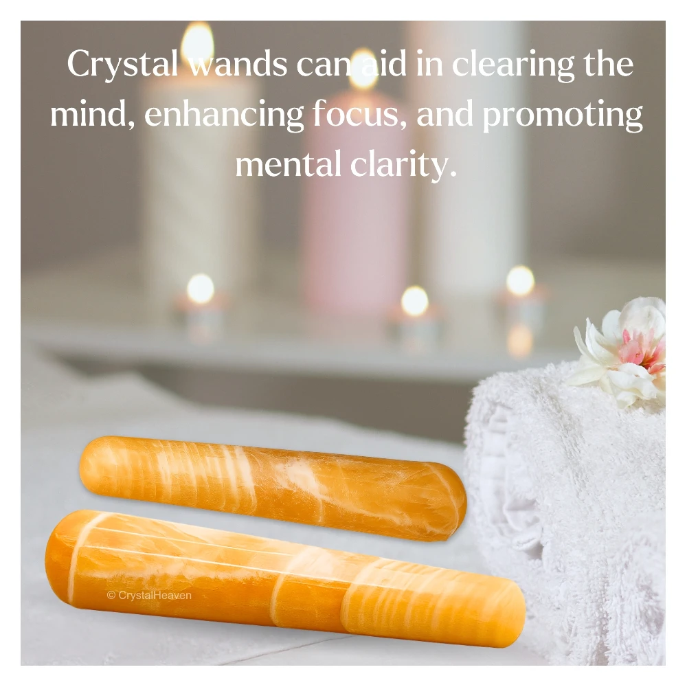 Yellow Calcite Wand
