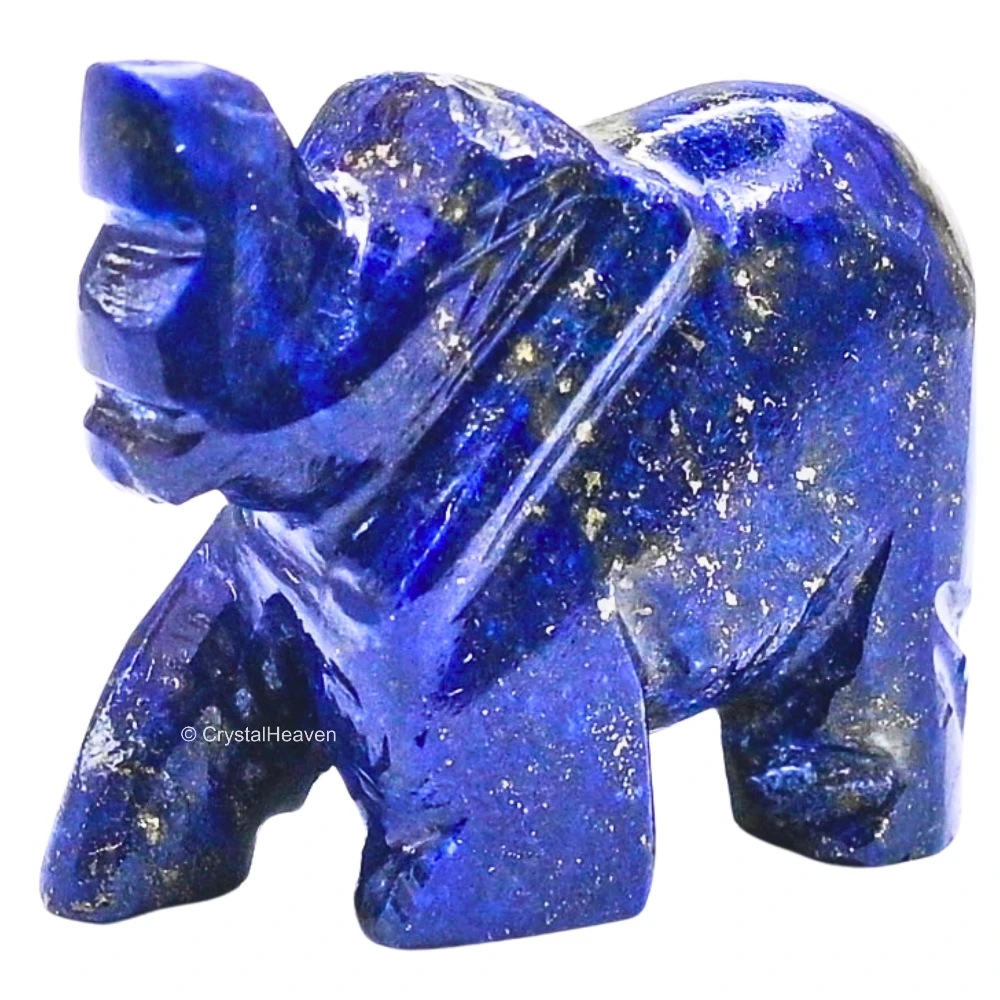 Lapis Lazuli Crystal Elephant