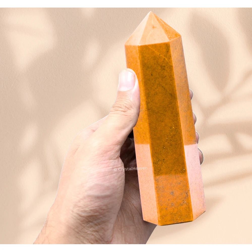 Large Yellow Jasper Tower
