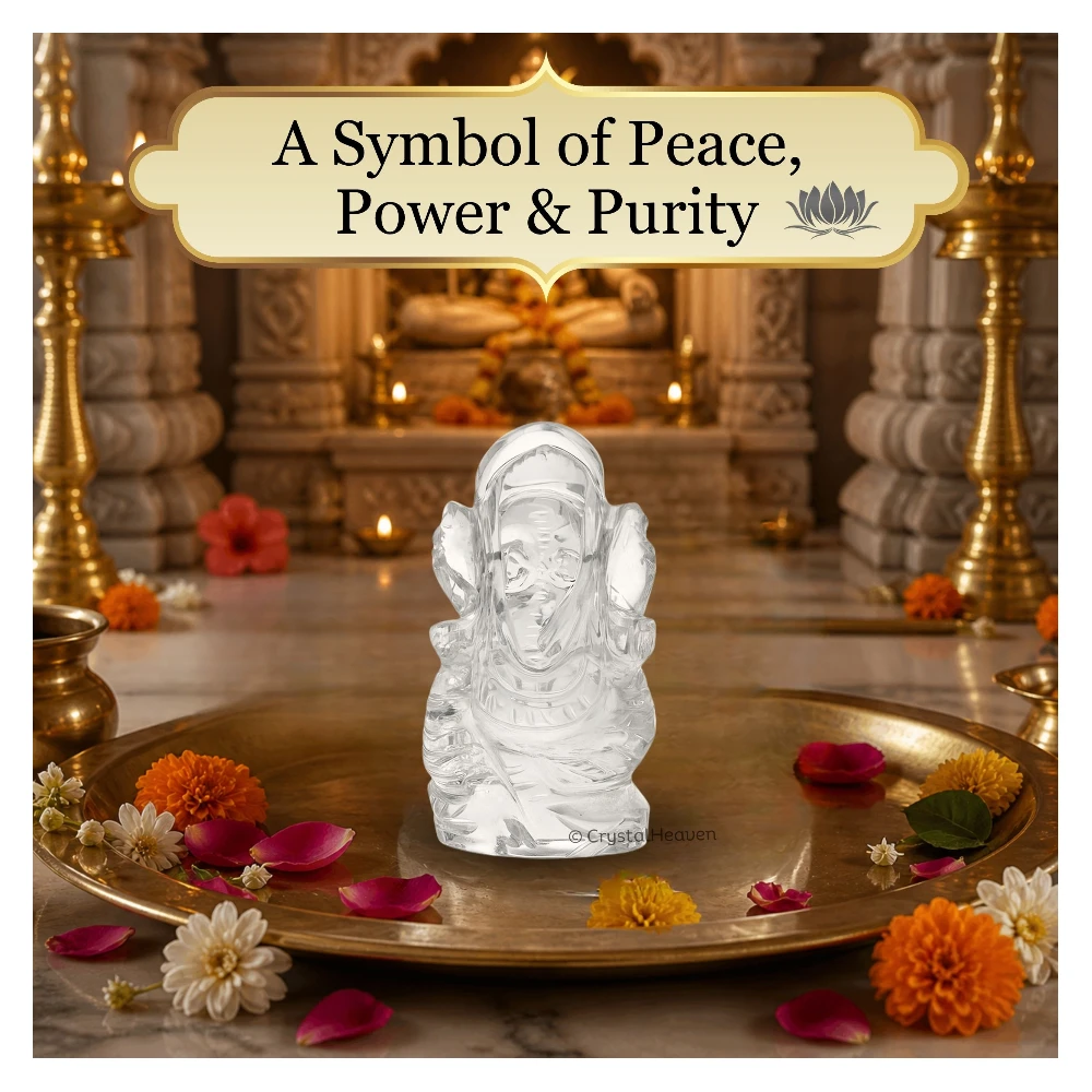 Sphatik Ganesh Premium Grade (50-75 Gram)