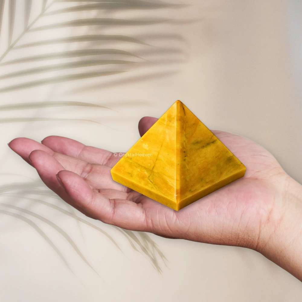 Yellow Jasper Pyramid (2 Inch)