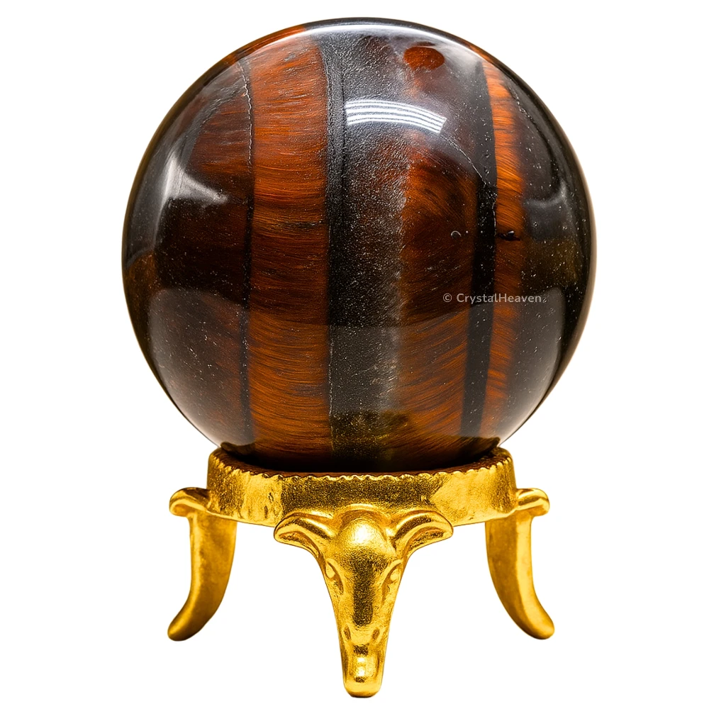Red Tiger Eye Sphere (1.5 Inch)