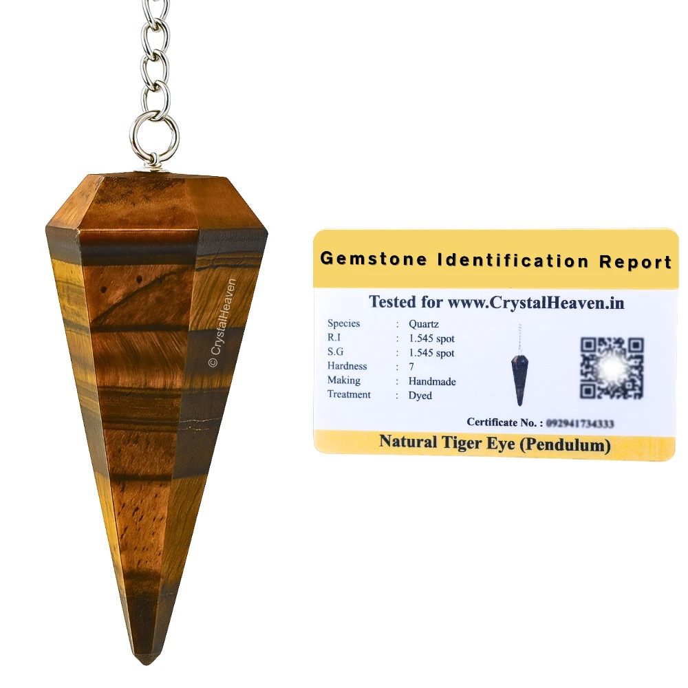 Tiger Eye Pendulum