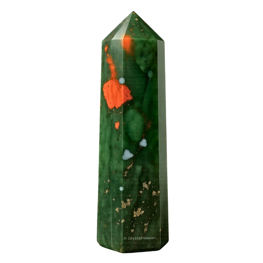 African Bloodstone Crystal Tower (3" to 4" inch)