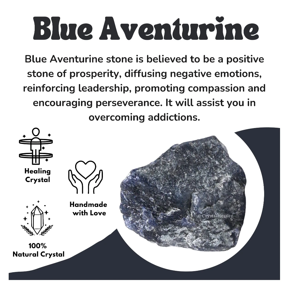 Raw Blue Aventurine Crystals (1 Piece)