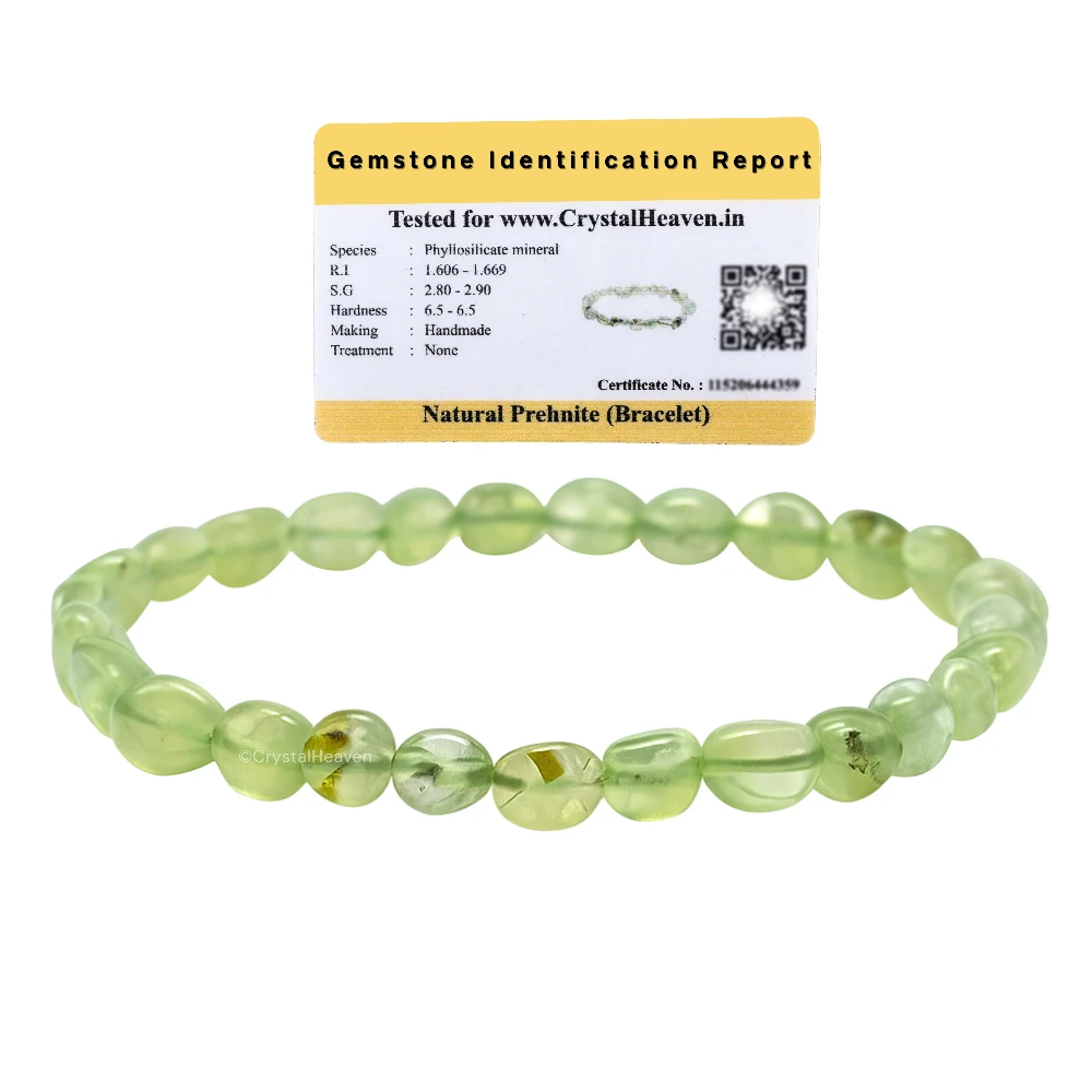 Prehnite Tumbled Bracelet (Elastic)