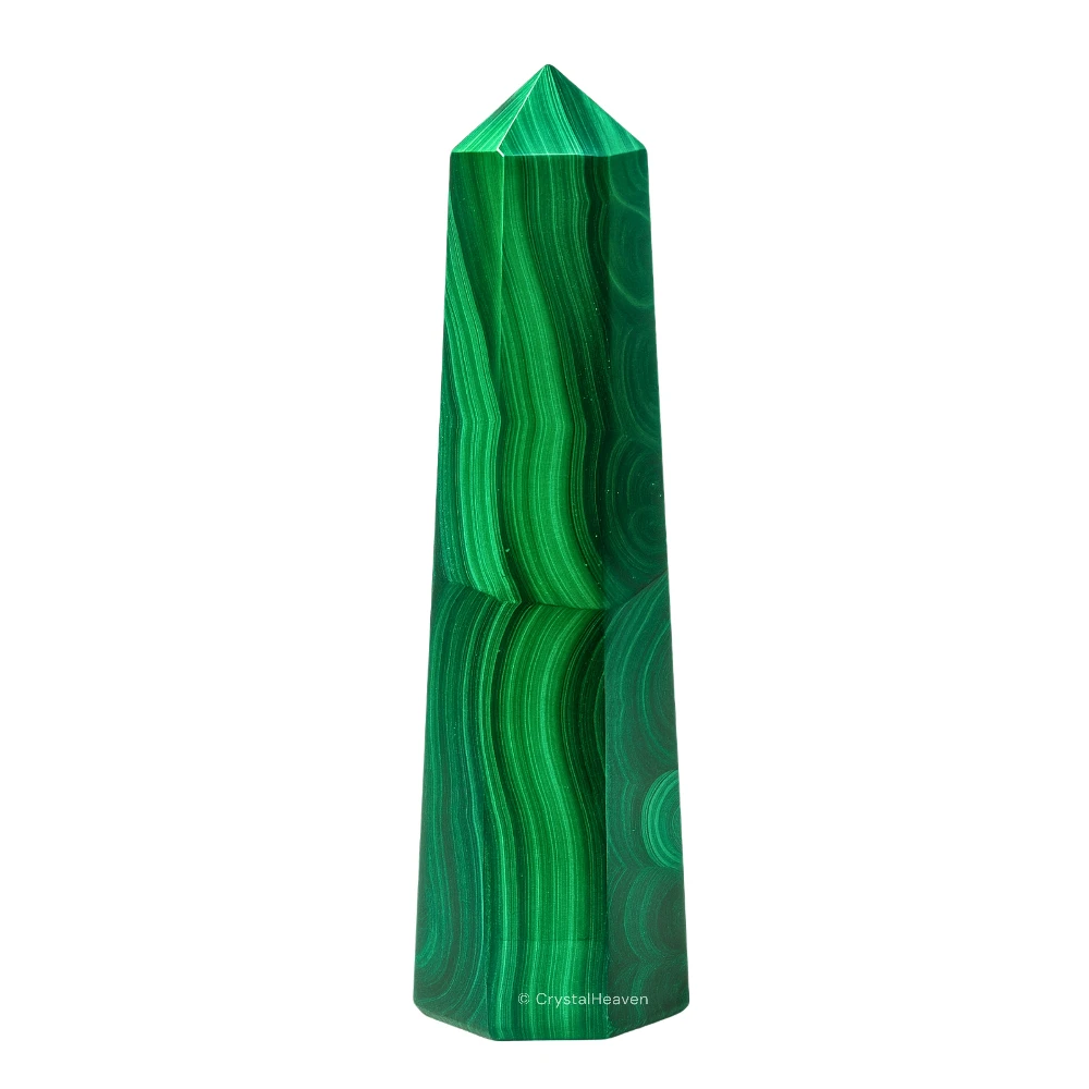 Malachite Crystal Tower (5.5" to 6" inch)