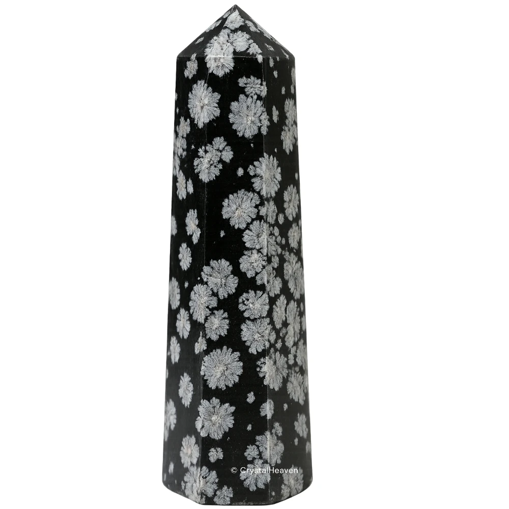 Snowflake Obsidian Crystal Tower (2" to 3" inch)