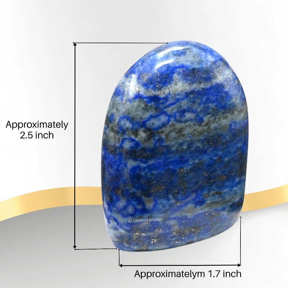 Lapis Lazuli Standing Palm Stone (Large)