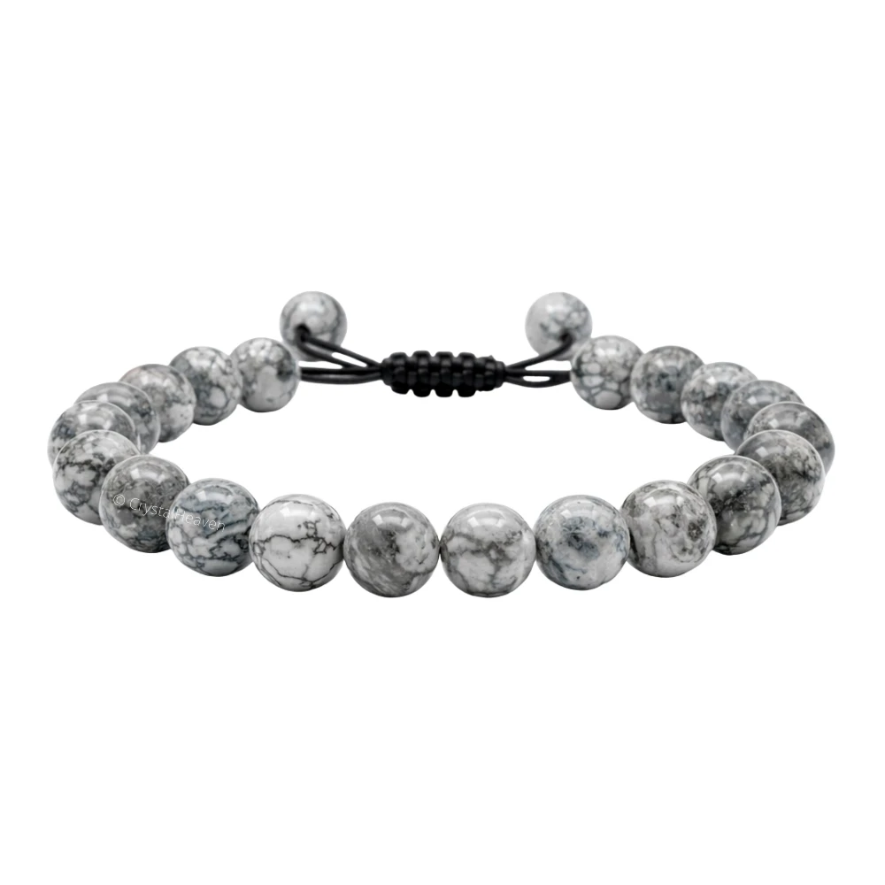 Map Stone Bracelet (Adjustable)