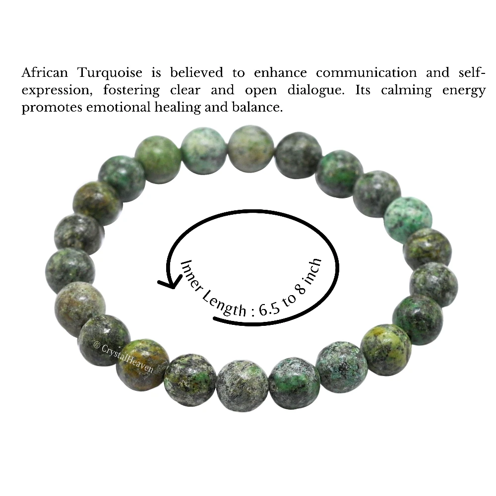 African Turquoise Bracelet (Elastic)