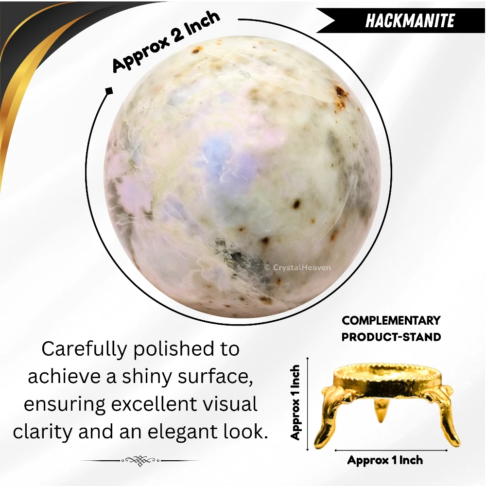 Hackmanite Sphere (2 Inch)
