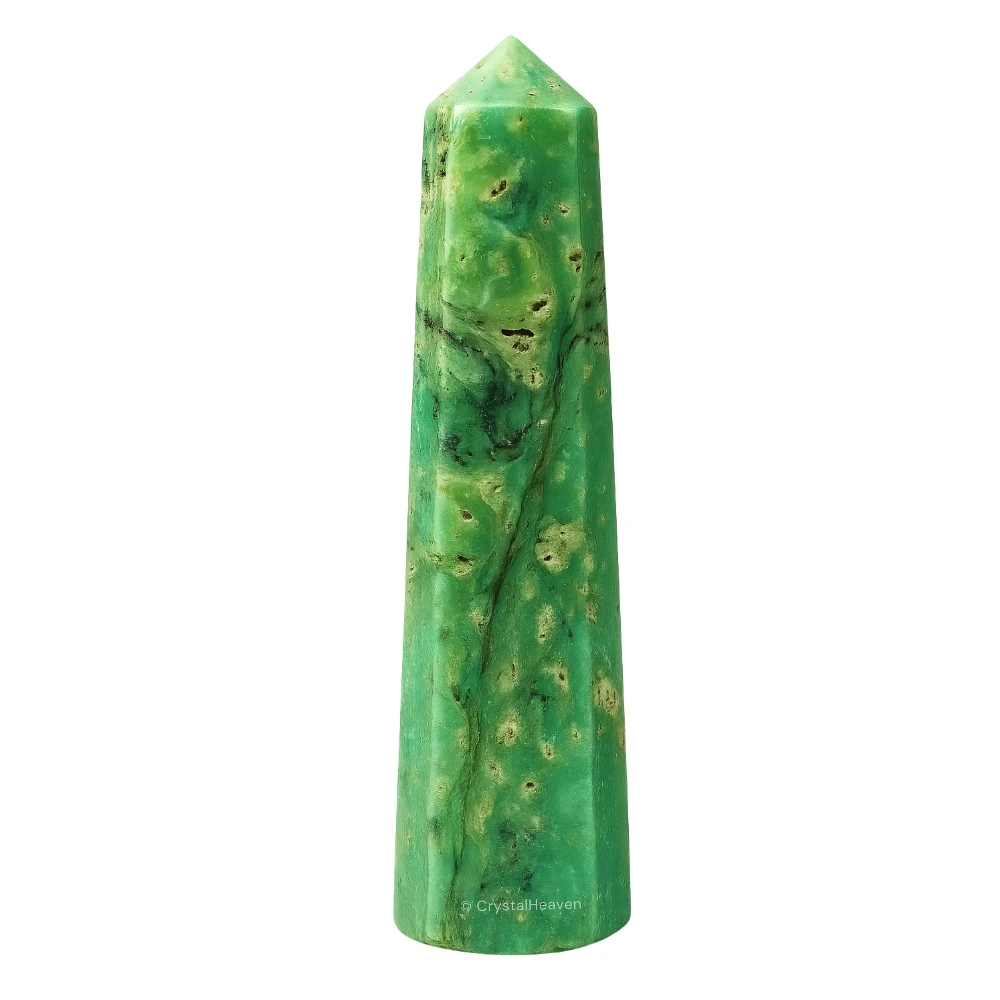 Chrysoprase Crystal Tower (3" to 4" inch)