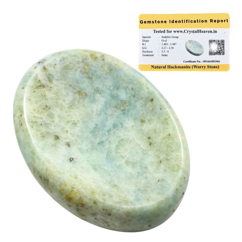 Hackmanite Worry Stone