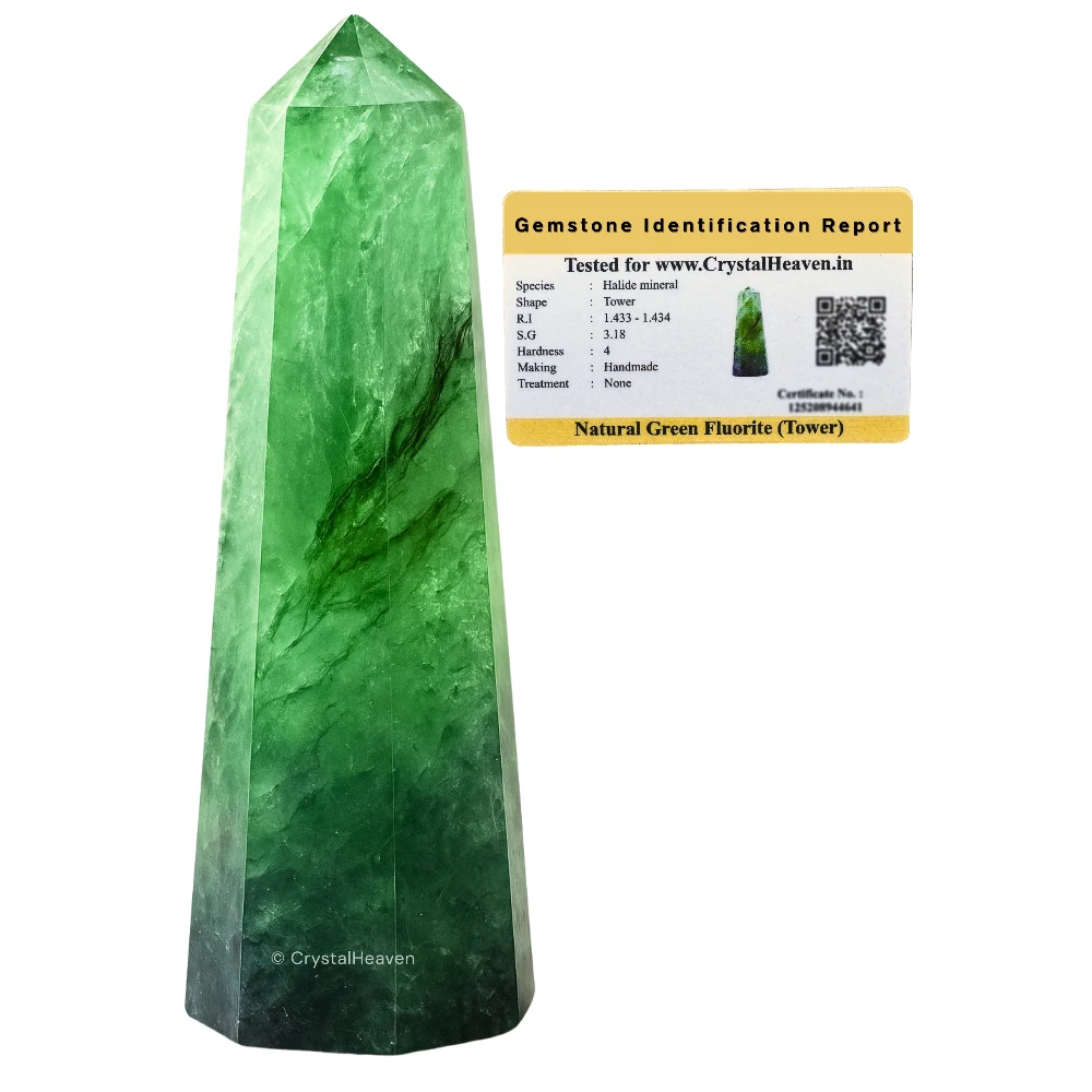 Green Fluorite Tower (2" to 3" inch)