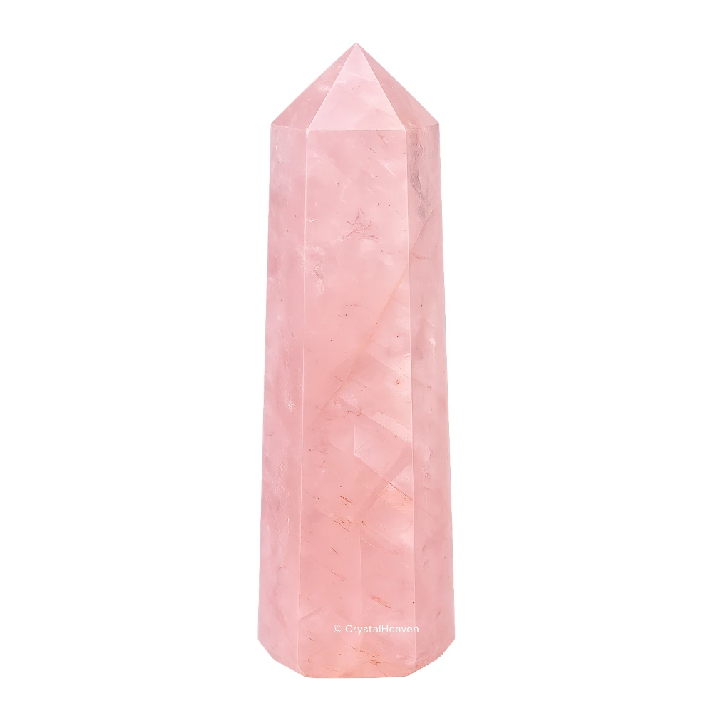 Star Rose Quartz Crystal Tower
