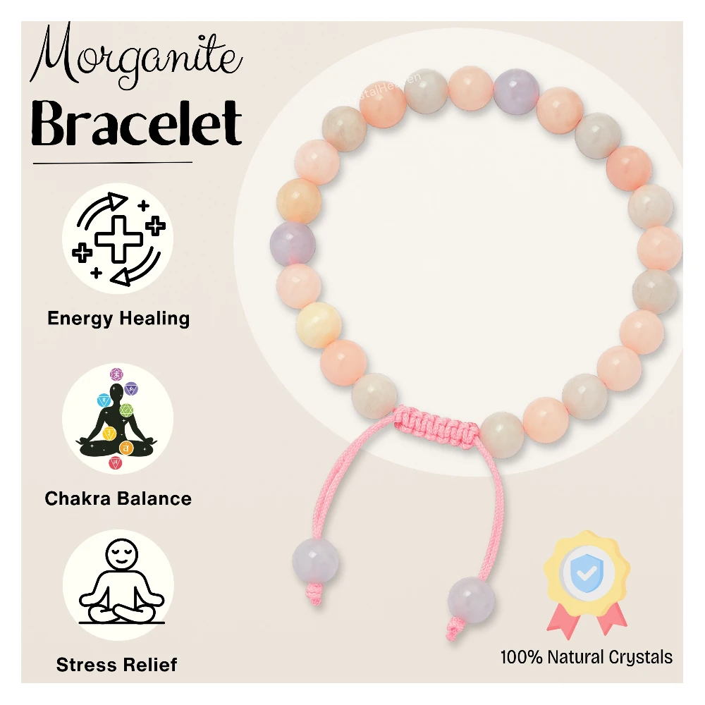 Morganite Bracelet (Adjustable)