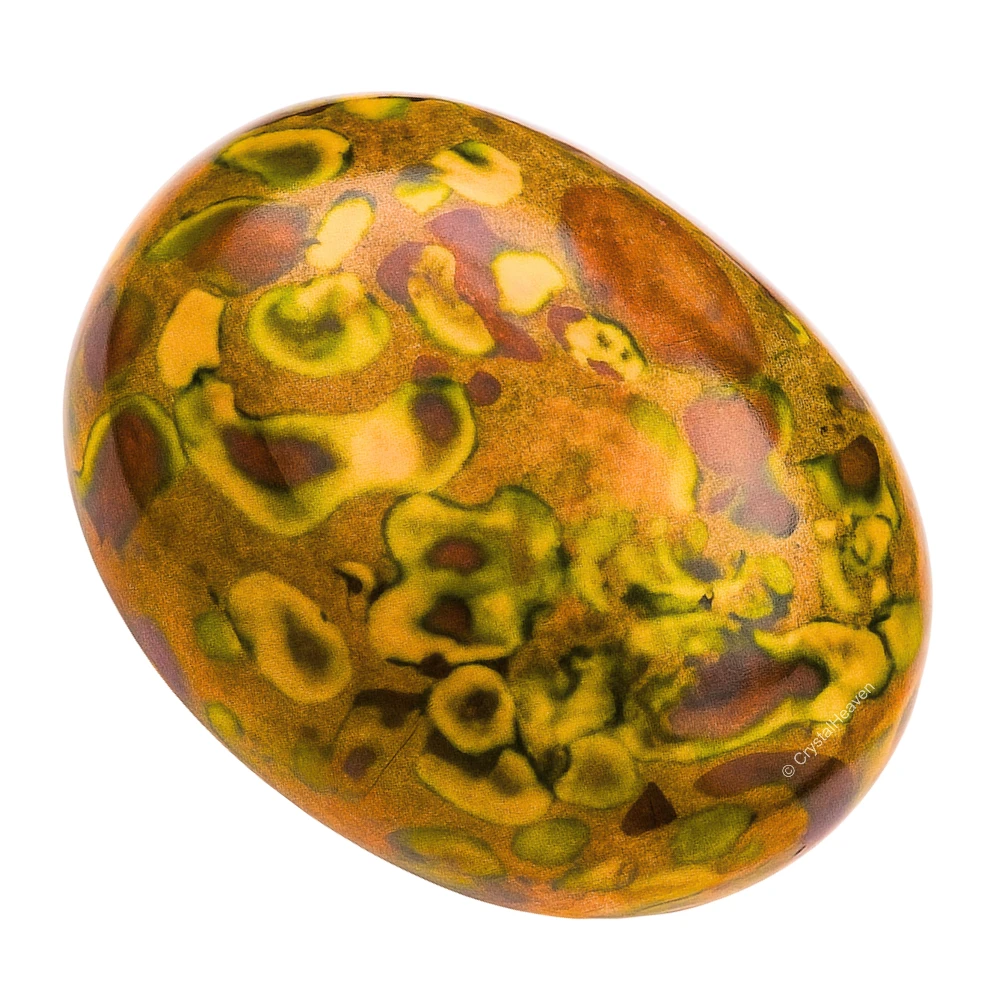 Fruit Jasper Palm Stone