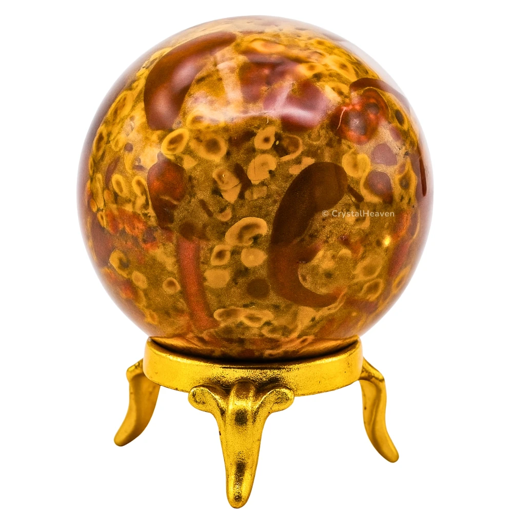 Fruit Jasper Sphere (2 Inch)