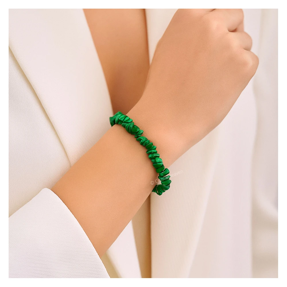 Malachite Chips Bracelet