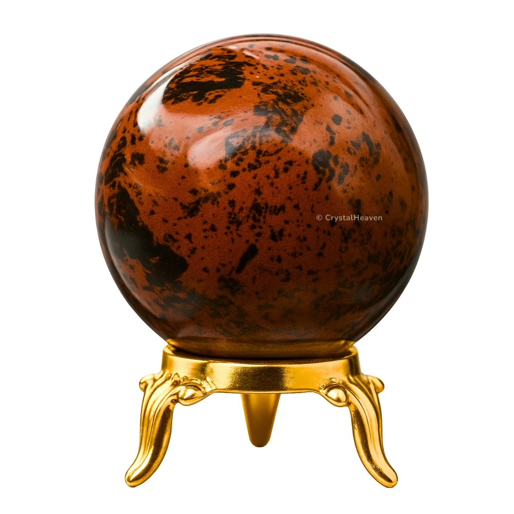 Mahogany Obsidian Sphere (2 Inch)