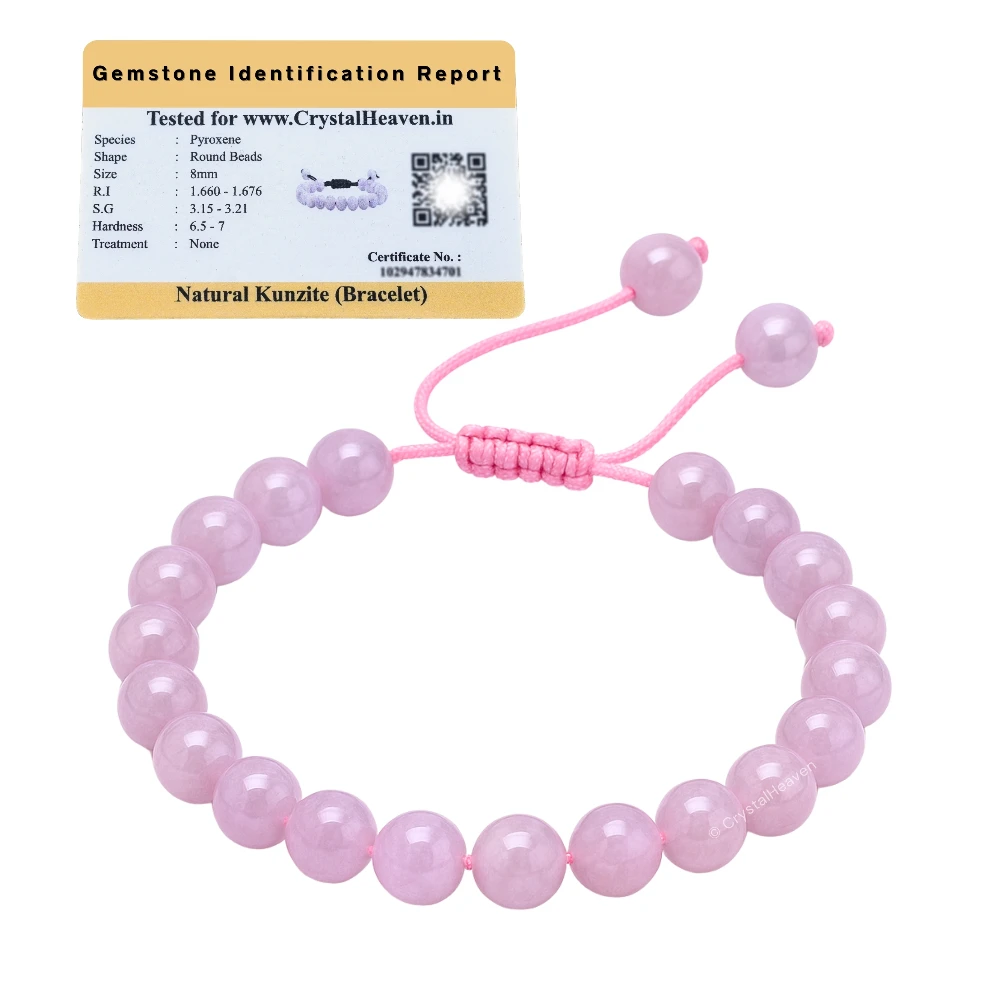 Kunzite Bracelet (Adjustable)