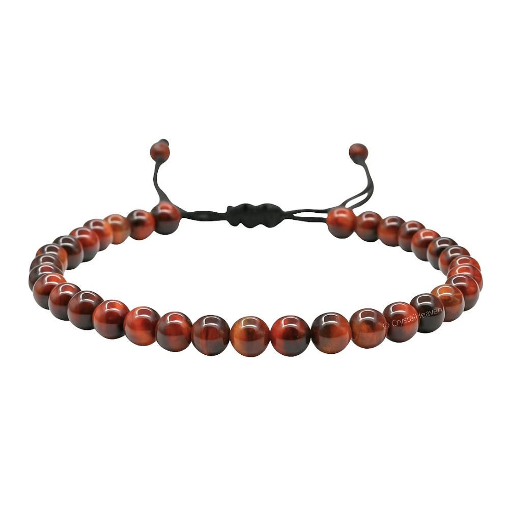 Red Tiger Eye Anklet (Without Knot)