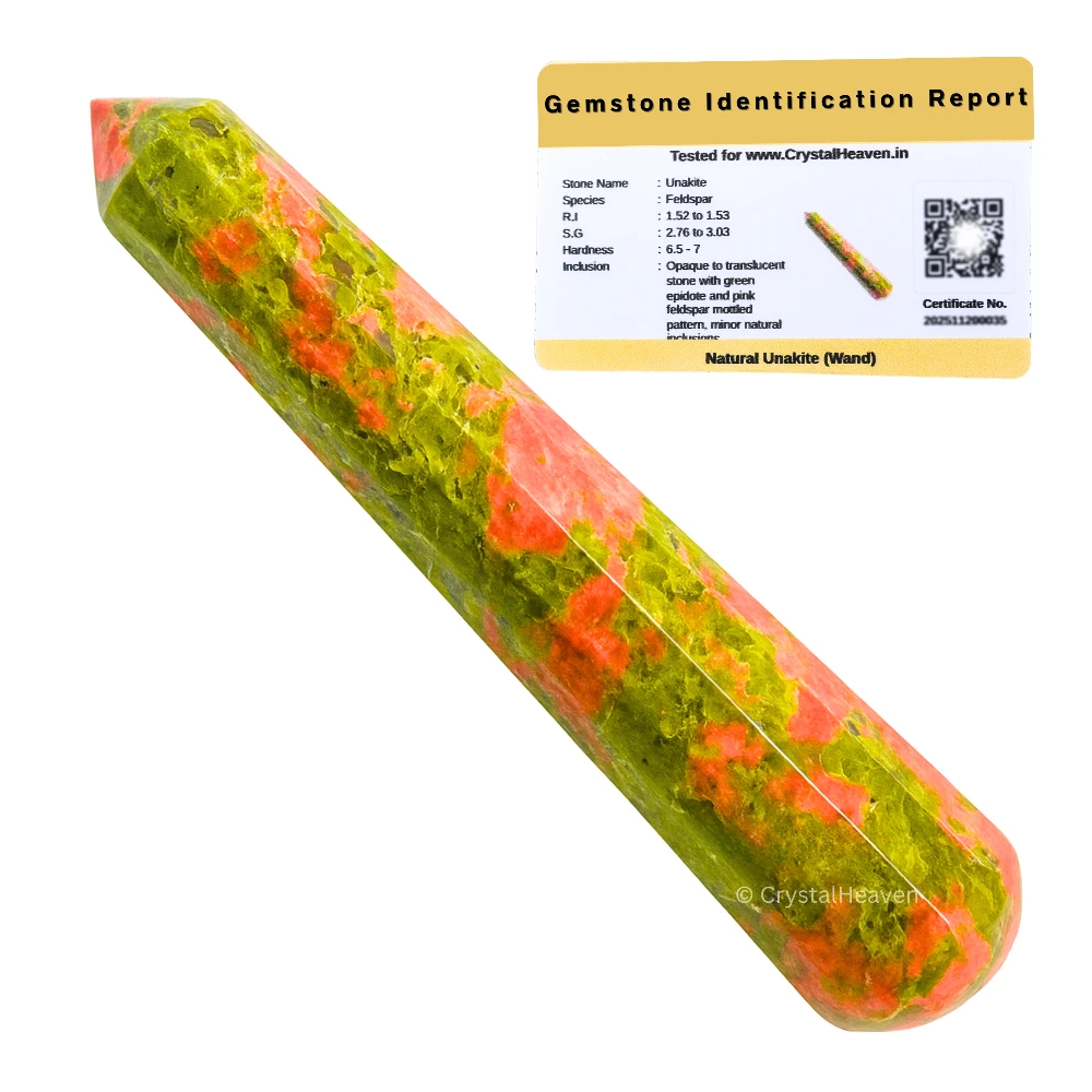Unakite Wand (Faceted)