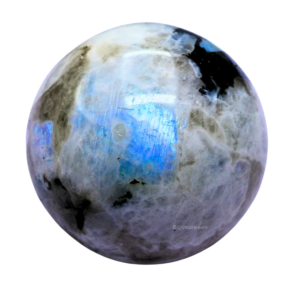 Large Rainbow Moonstone Sphere (2.5 Inch)