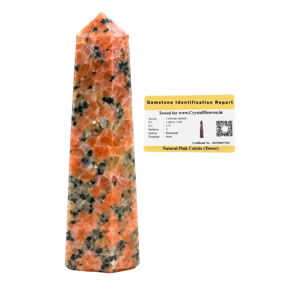 Pink Calcite Tower (2" to 3" inch)