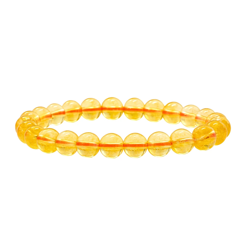 Citrine Onyx Bracelet (Elastic)