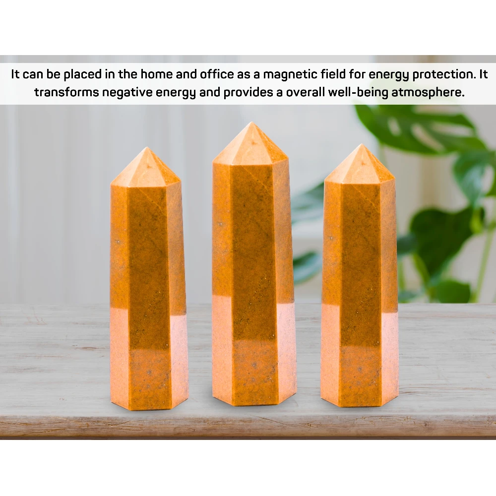 Large Yellow Jasper Tower