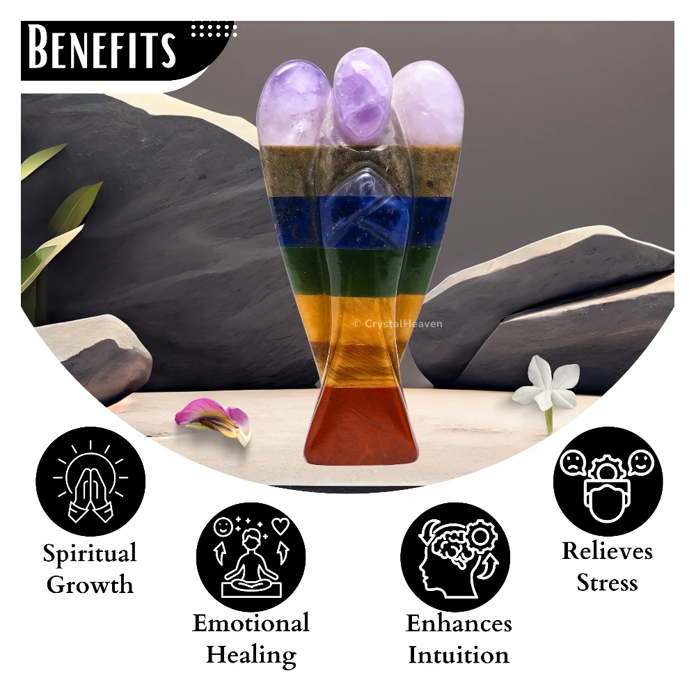 7 Chakra Angel (3 Inch)