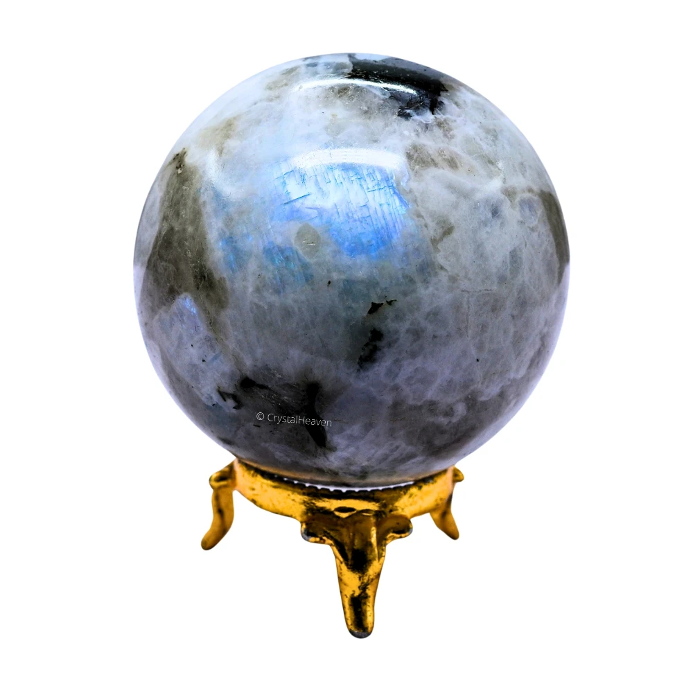 Large Rainbow Moonstone Sphere (2.5 Inch)