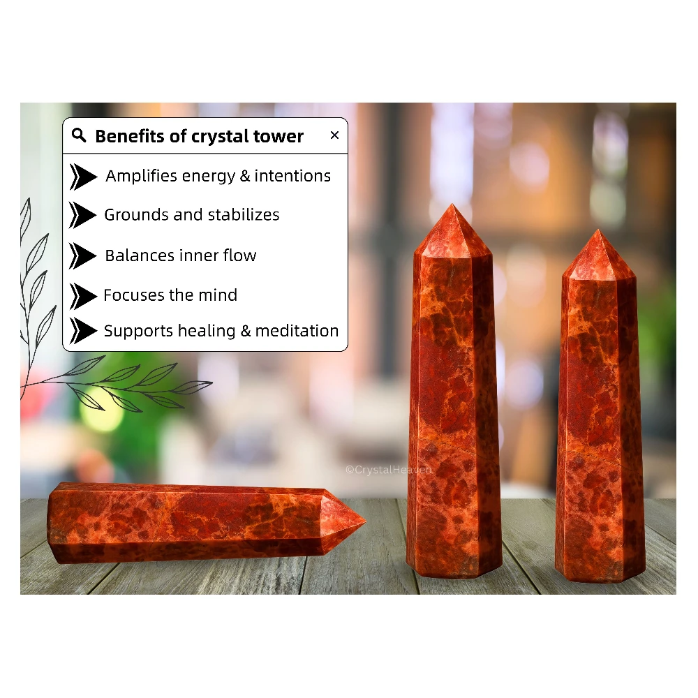 Brecciated Jasper Crystal Tower (2" to 3" inch)