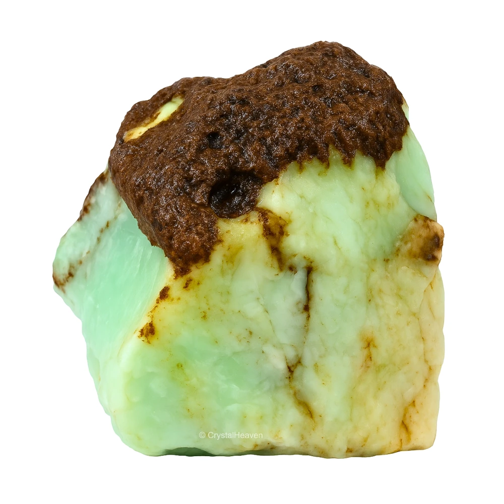 Raw Chrysoprase Crystals (2 pieces)