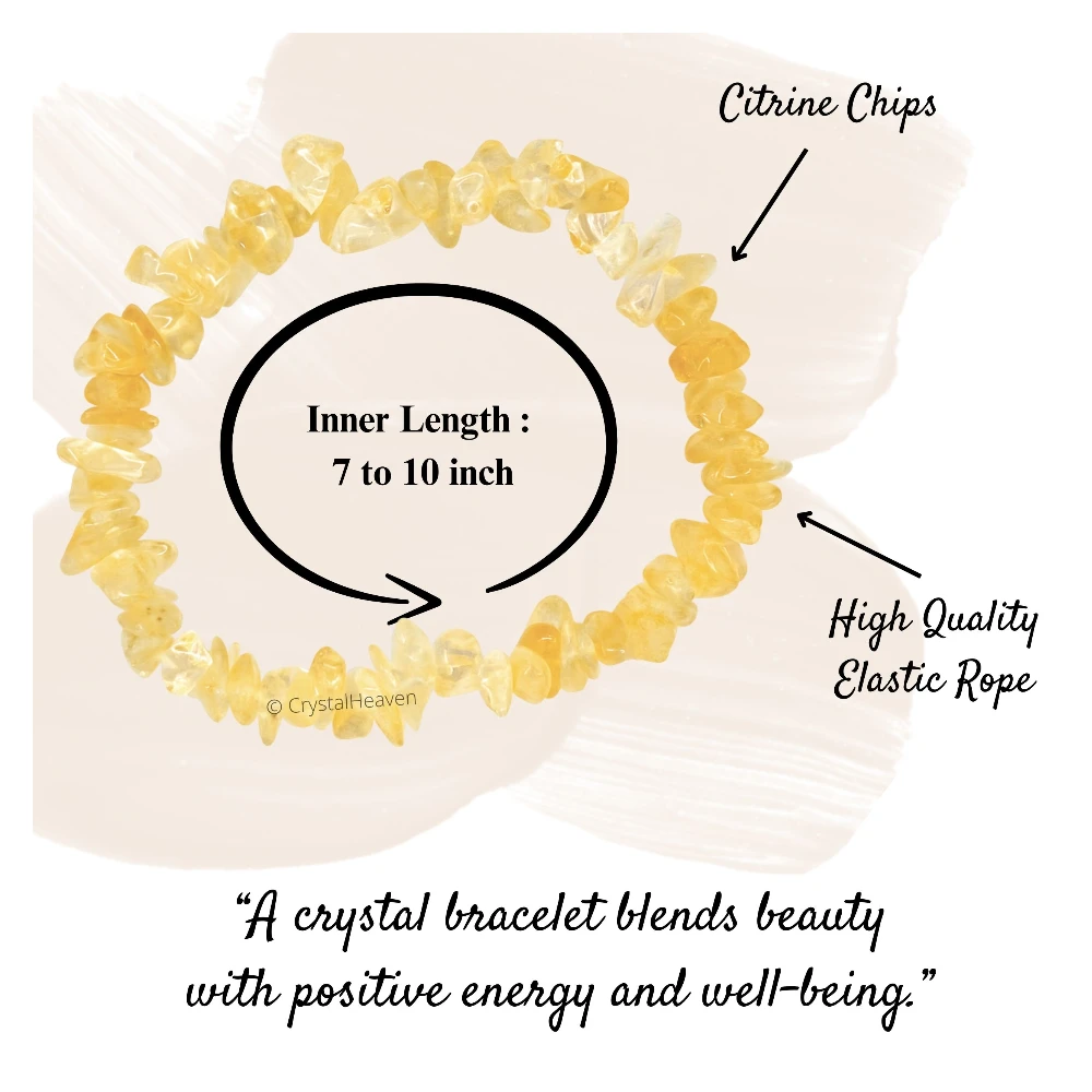 Citrine Chips Bracelet