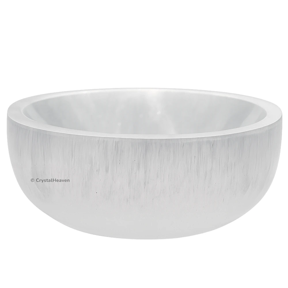 Selenite Crystal Charging Bowl - Round (4 Inch)