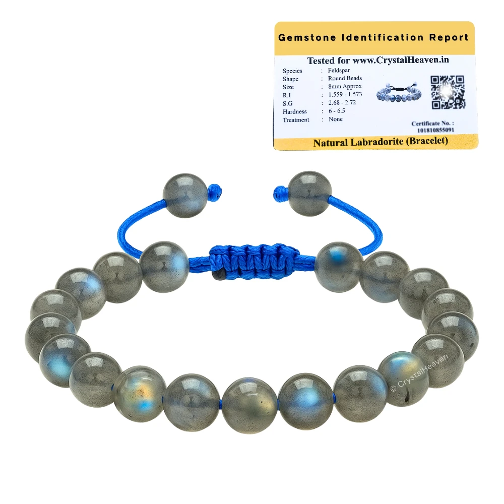 Premium Labradorite Bracelet (Adjustable)