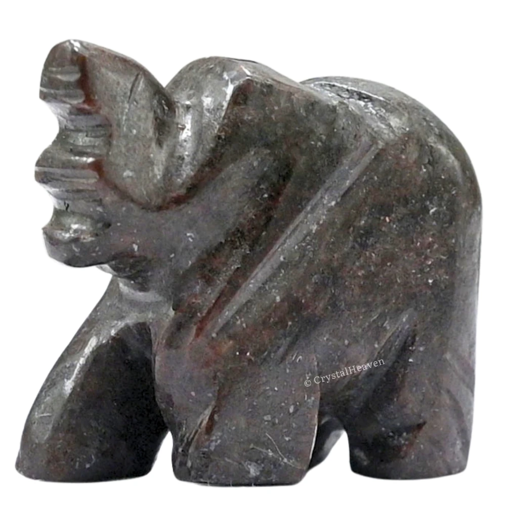 Garnet Crystal Elephant