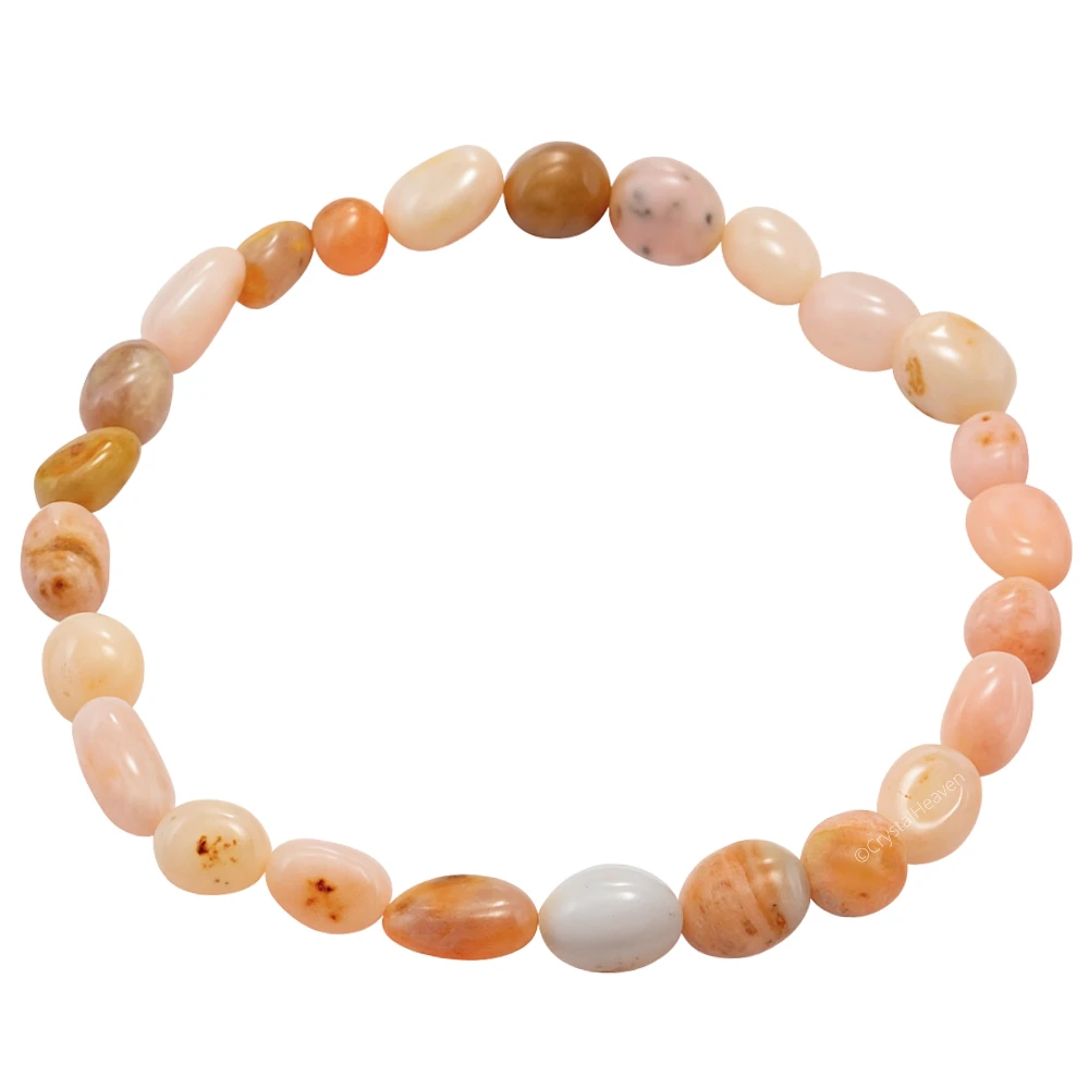Rhodochrosite Tumbled Bracelet (Elastic)