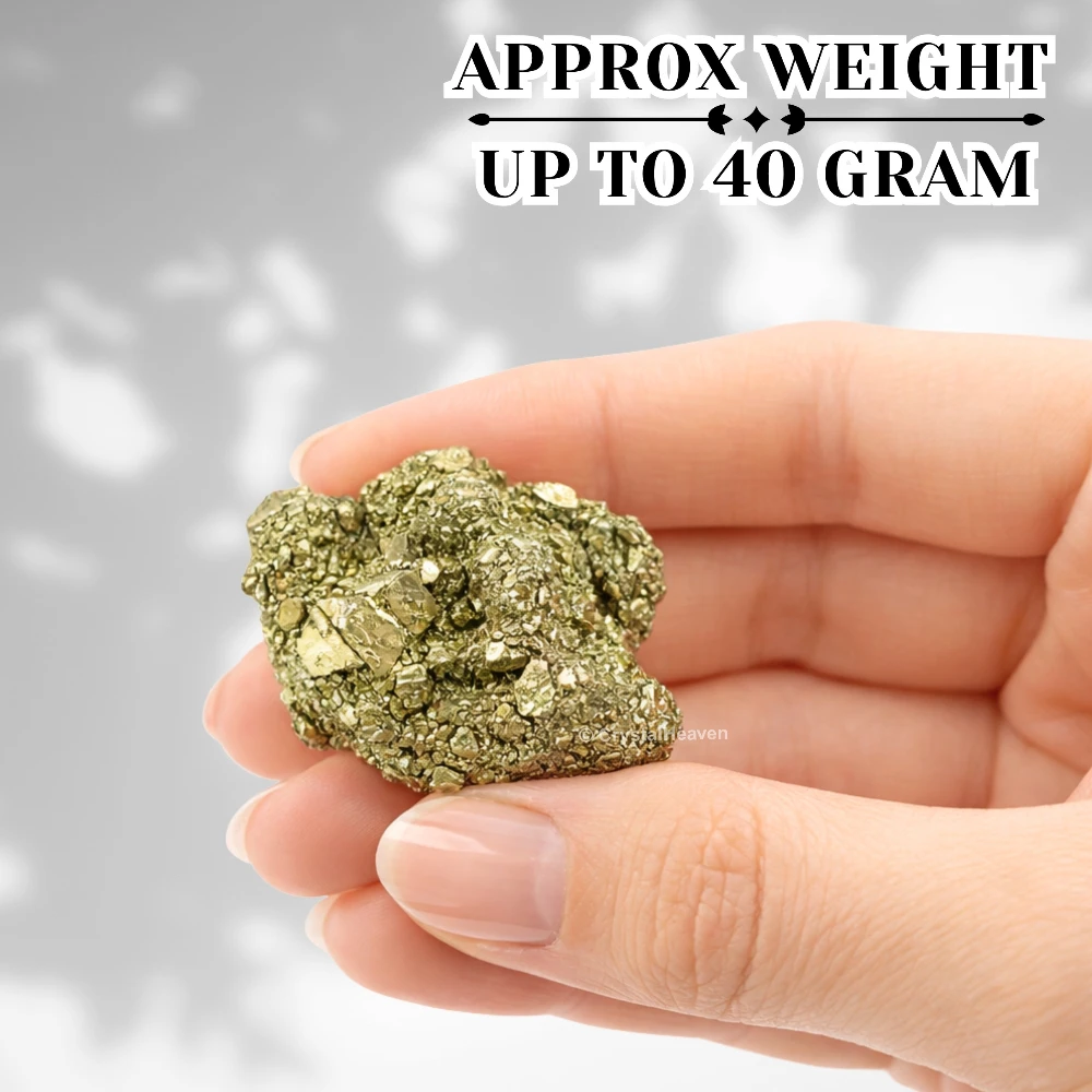 Pyrite Stone Crystal Cluster (Upto 40)